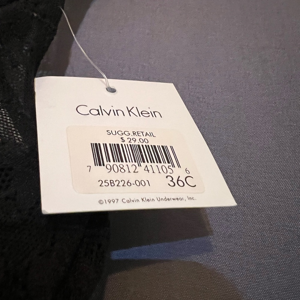 Calvin Klein Black Lace Bra - Picture 2 of 2